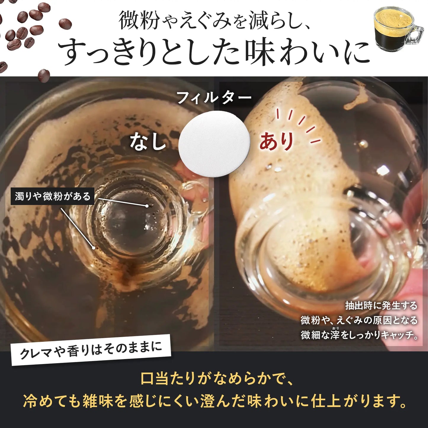 CoFika マキネッタ用 ぺーパーフィルター 丸型濾紙 60mm 100枚入り 2セット CoFika