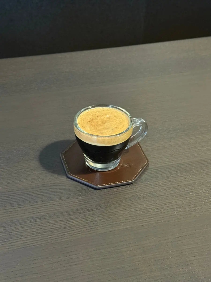 CoFika ナパレザーコースター 本革|八角形 × 高級ナパレザー使用 CoFika