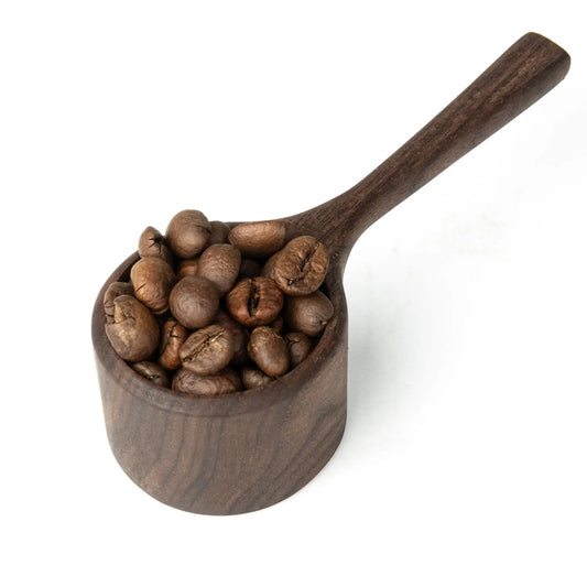CoFika 天然ウォルナット製 コーヒー豆 スプーン｜毎日の「淹れる時間」を最高にする、手に馴染む木のスプーン CoFika