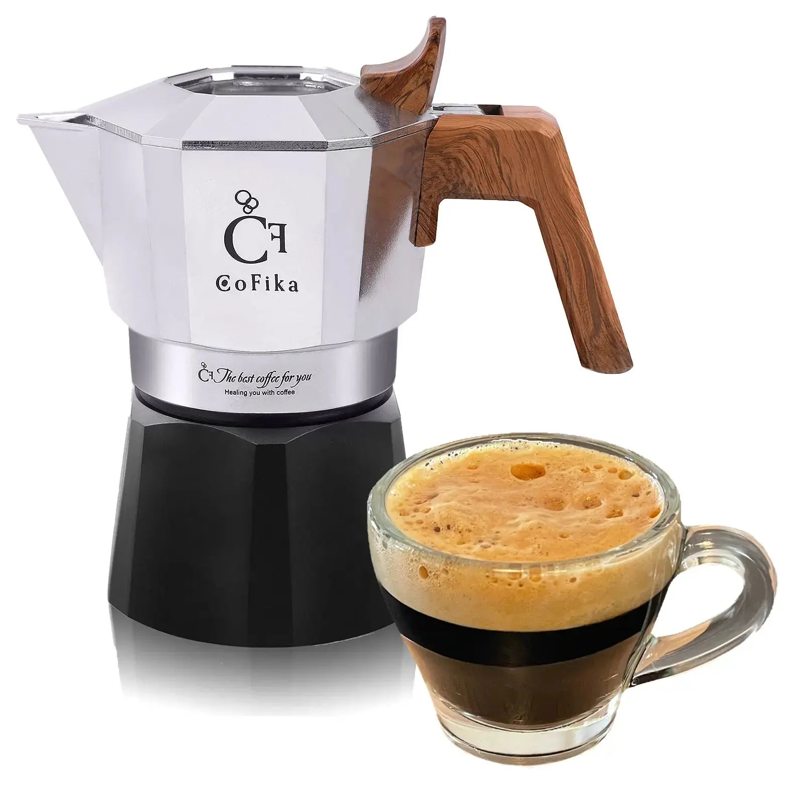 マキネッタ CoFika Crema Rich 直火式エスプレッソマシン クレマ エスプレッソ cofika コフィカ