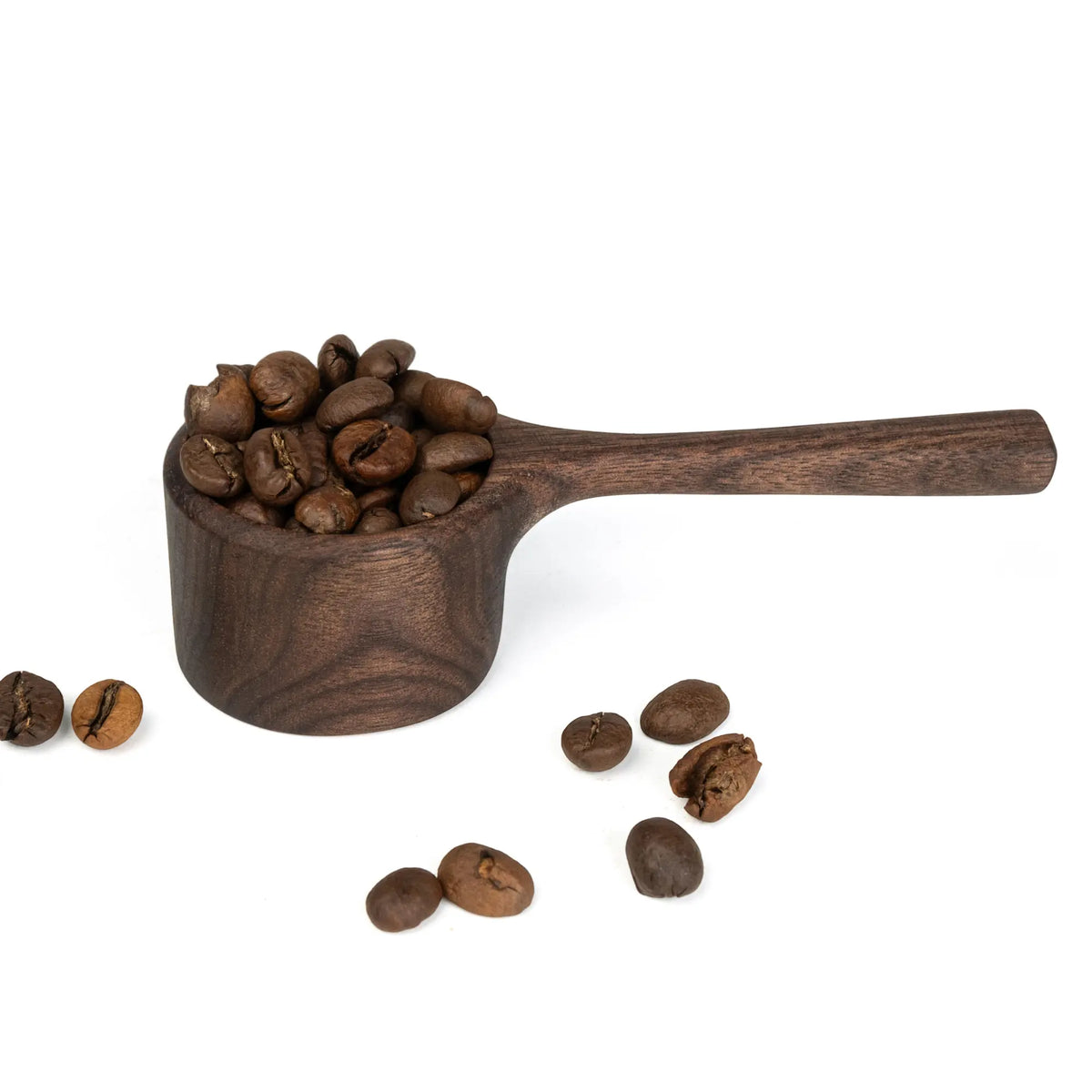 CoFika 天然ウォルナット製 コーヒー豆 スプーン｜毎日の「淹れる時間」を最高にする、手に馴染む木のスプーン CoFika