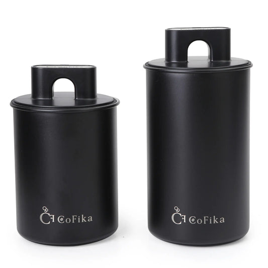 【酸化防止】CoFika Seal Canister Pro｜空気を抜いて鮮度を保つ、プロ仕様のコーヒーキャニスター CoFika