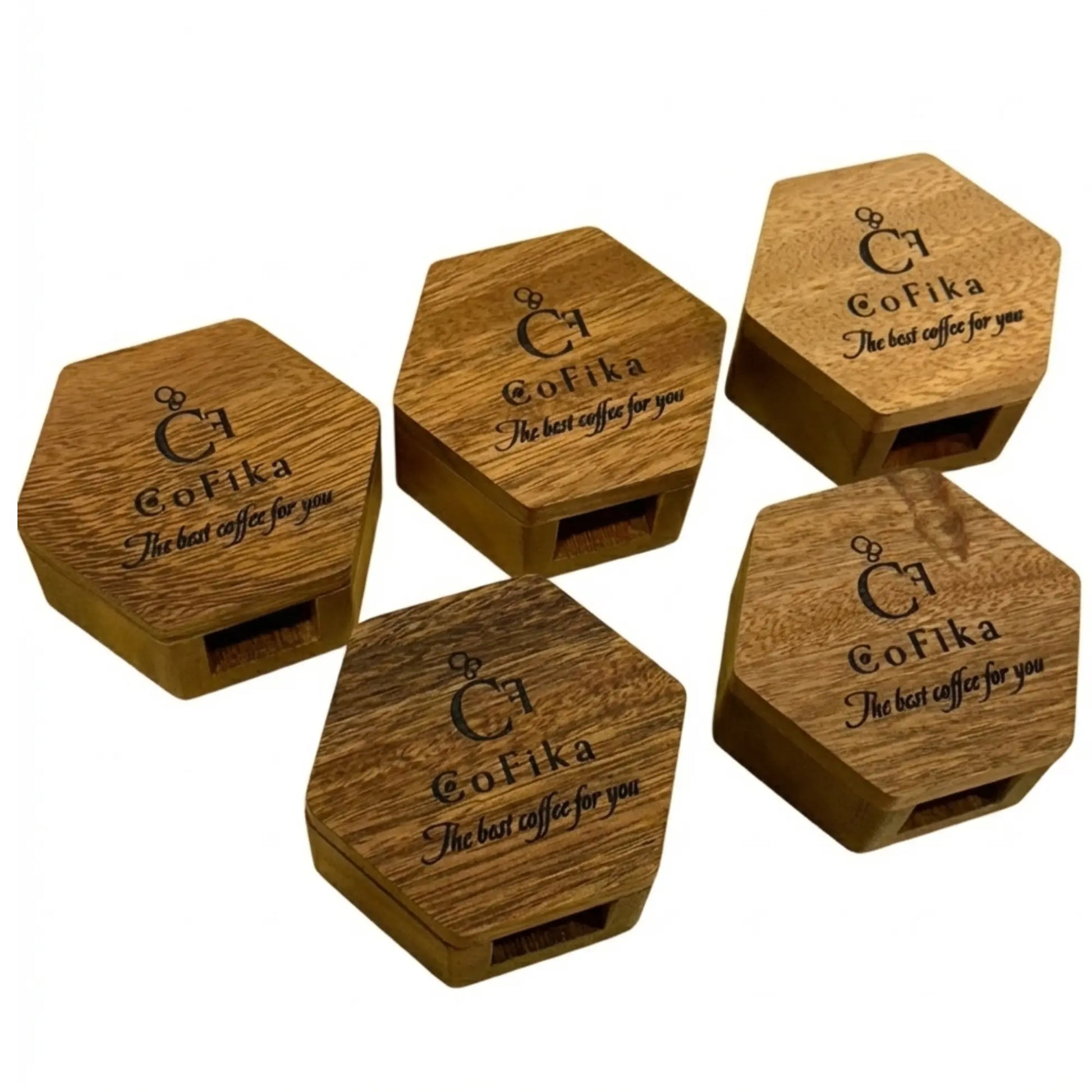 CoFika マキネッタ用ペーパーフィルターケース｜62mmまで収まる上質ウォルナット製 CoFika