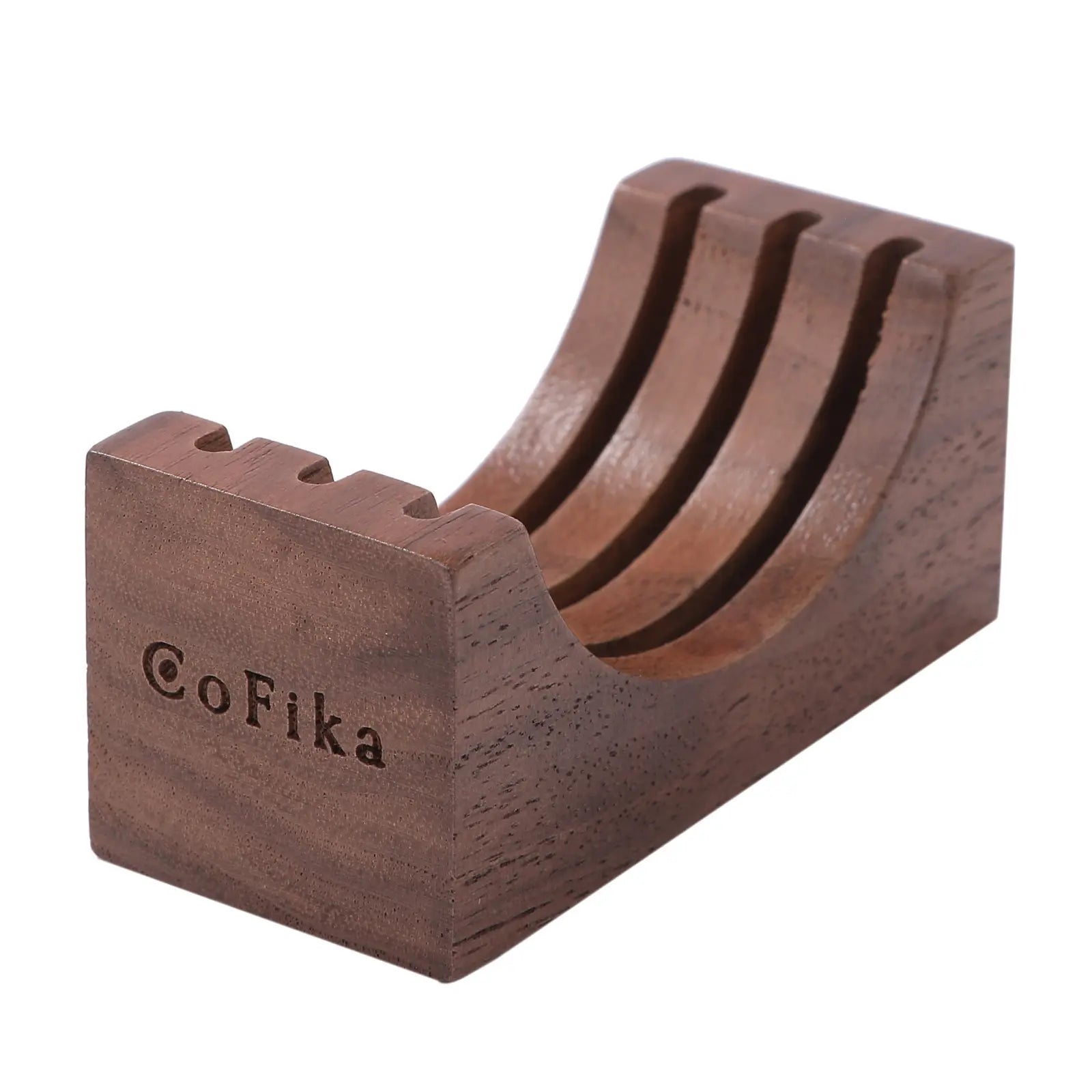 CoFika専用｜マキネッタ用パックスクリーンにぴったりの職人仕上げスタンド（ウォルナット製） CoFika